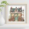 Diamond Painting Kits for Adults, Book Store 5D Diamond Art Kits for Beginner, DIY Full Round Drill Diamond Dot Gem Art Kits for Home Wall Decor 13.8x13.8 Inch